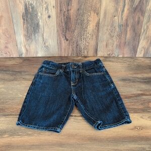 A Children's Place Snap Fly Adjustable Boy's Jean Shorts 7           R169
